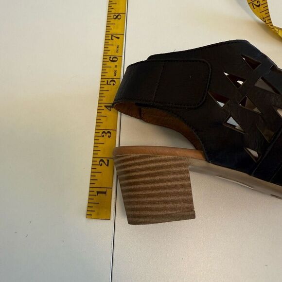 NEW Spring Step Dorotha Black Cut Out Sandals Size 8 Eu 38 Career, Casual NWOT - Picture 13 of 14